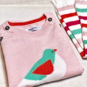 Mini Boden Light Sweater Set